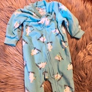 Carter’s Polar Bear Winter Cotton button up Onesie